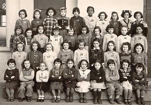 ECOLE JULES RENARD FILLES 1951 XXX N01 MME MARMIER